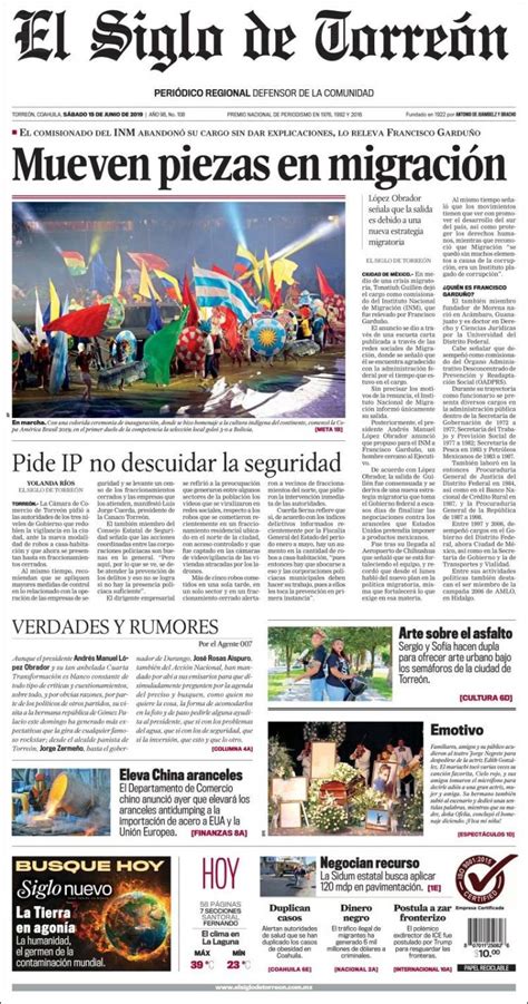 newspaper el siglo de torreon mexico newspapers in mexico saturday hot sex picture