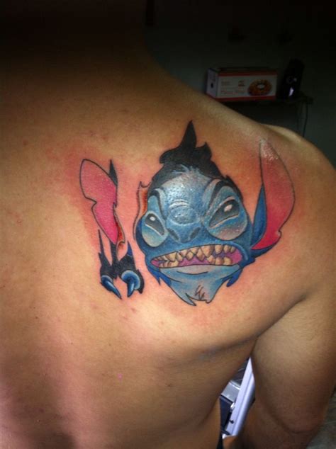 I Love This Tattoo Even Though Stitch Is Not That Scary