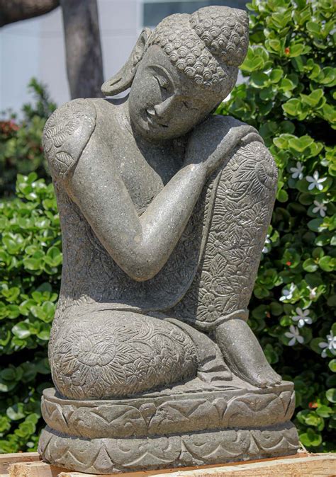 Sold Stone Dreaming Buddha Garden Statue 34 Full Price 999 Shipping