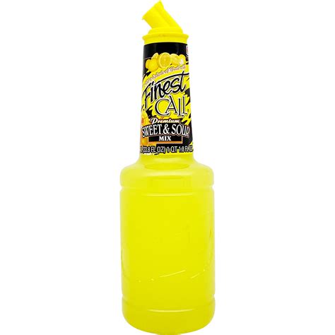 Fresh lemon and lime juice take the place of water in this simple syrup variation. Finest Call Premium Sweet & Sour Mix 1L Bottle ...