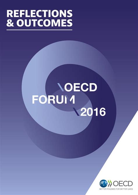 Oecd Forum 2016 Reflections And Outcomes By Oecd Issuu