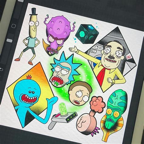 Me How In 2019 Rick Morty Drawing Rick Morty Rick Morty Tattoo