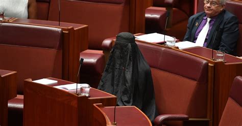Disgraceful Politician Rips Off Full Burqa In Australian Senate To