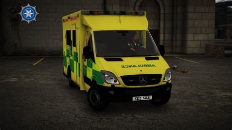 British Mercedes Sprinter Ambulance Els Nias Las Gta Mods Com