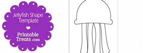 Welcome to download free ornamental jellyfish templates in psd and ai format, ornamental jellyfish poster templates, ornamental jellyfish banner design. Printable Jellyfish Shape Template — Printable Treats.com