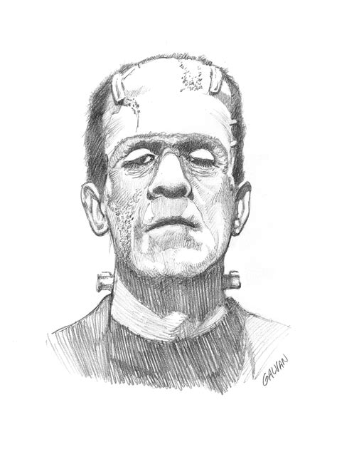 Frankensteins Monster The Artwork Of Bill Galvan