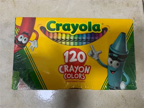 Crayola 120 Crayon Colors Set Hobbies And Toys Stationery And Craft