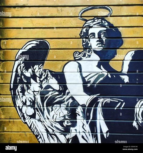 Angel Graffiti Stockfotos Und Bilder Kaufen Alamy