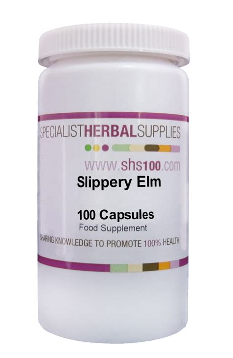 Slippery Elm Capsules 100 S The Natural Dispensary