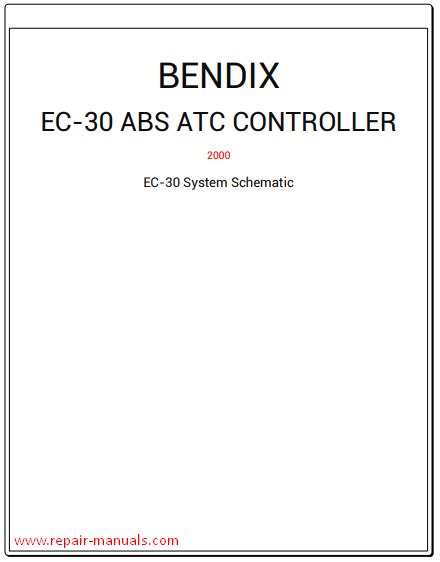 Bendix Ec 30 Abs Atc Controller System Schematic