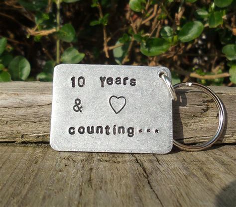 Top retailers for the most ideal wedding anniversary gifts for your wife. 10 YEARS & COUNTING 10th Wedding Anniversary Gifts For Men ...