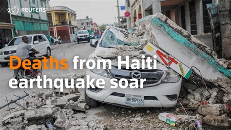 Death Toll From Haiti Earthquake Soars Youtube