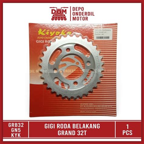 Jual Gear Belakang Grand T Kiyoko Gigi Tarik Ger Gir Roda Belakang Rear Sprocket Honda