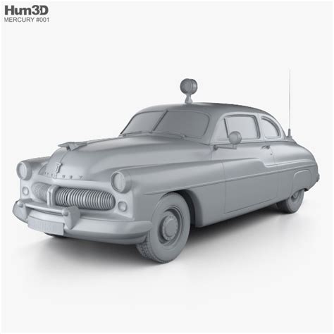 Mercury Eight Coupe Police 1949 3d Model Vehicles On Hum3d