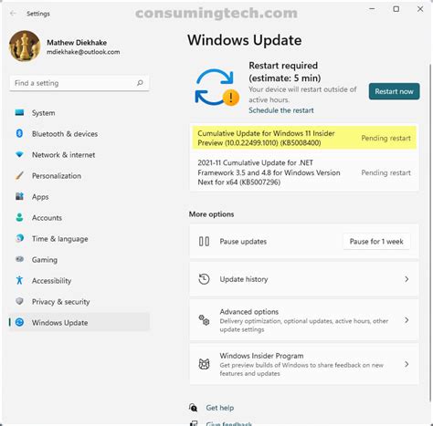 Windows 11 Kb5008400 Cumulative Update Released To Dev Channel