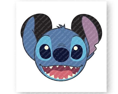 Disney Stich Lilo And Stitch Icon Mickey Mouse Head Mouse Ears
