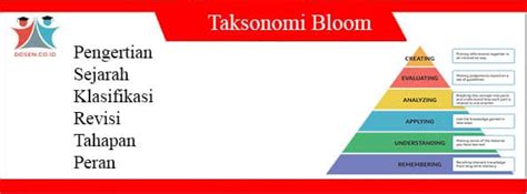 Taksonomi Bloom Terbaru Taxonomy Bloom Kata Kerja Operasional Kko