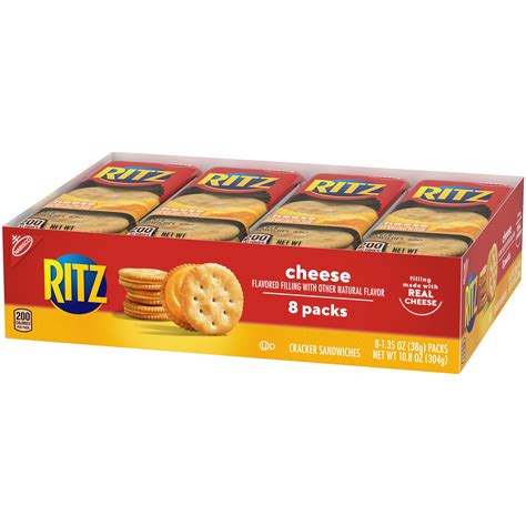 Buy Ritz Cheese Sandwich Crackers 8 135 Oz Packs Online At Lowest Price In Nepal 10292138