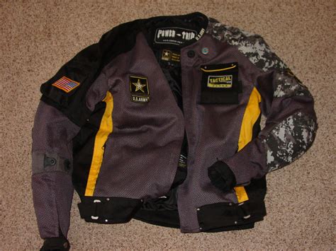 Mens Power Trip Us Army Delta Tactical Motorcycle Jacket Size Xl Pre