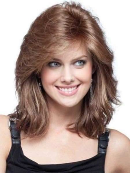 Feathered Haircuts For Round Faces Feathered Hairstyles Real Hair