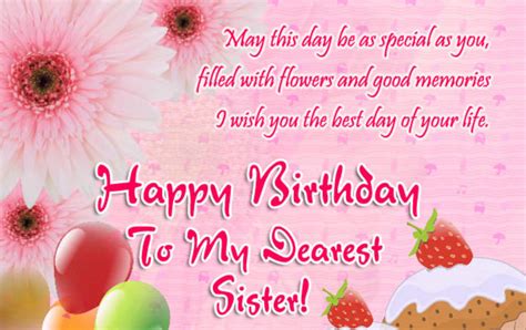 Happy Birthday To My Dearest Sister Pictures Photos And Images For