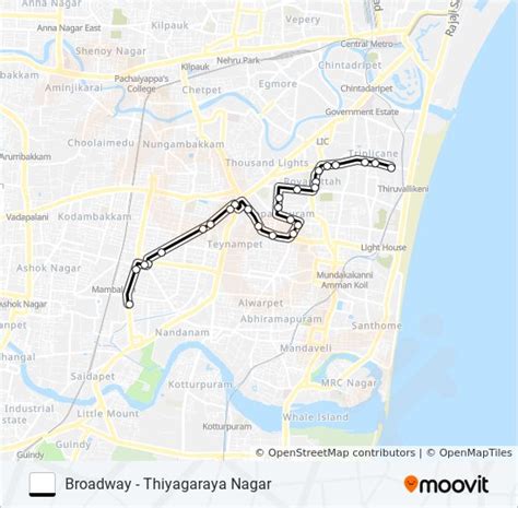 13 Route Schedules Stops And Maps Thiyagaraya Nagar Updated