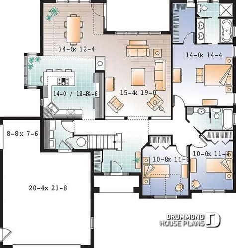 house plan Palmgrove No. 3246 | House plans, Bungalow ...