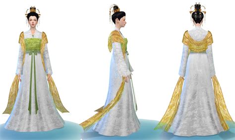 Traditional Ancient Chinese Female Costume The Sims 4 P1 Sims4