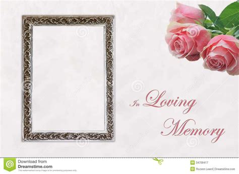 In Memory Cards Templates Memory Template 4 Celebration For In