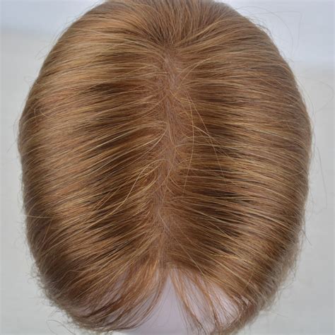 Older women use wigs more often, sometimes not because of hair loss but just for beauty. Thin Skin PU 100% Virgin Human Hair Topper For White Women ...