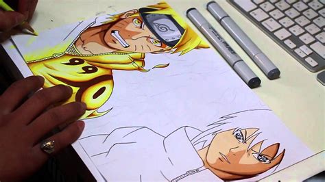 Naruto And Sasuke Speed Drawing Naruto Shippuden Youtube