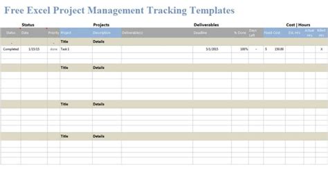 Project Activity Log Excel Template Project Management Excel Templates