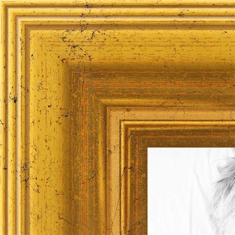Arttoframes 15x20 Inch Gold Foil With Steps Wood Picture Frame 2womb