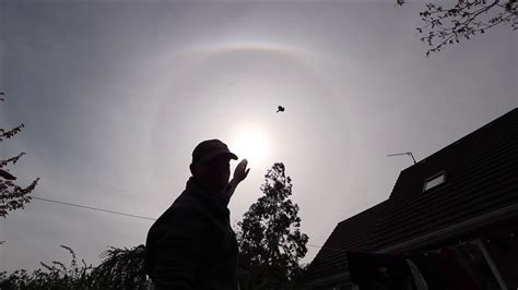 Sun halos are produced by light interacting with ice crystals in the atmosphere. Complex Sun Halo Display During Lock Down (Atmospheric ...
