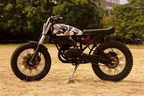 Front lift strap off road rescue pull belt for yamaha suzuki kawasaki dirt bike. This Mod Job Squeezes Out a Scrambler in Yamaha RX100