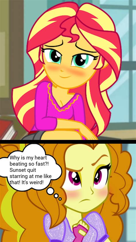 Sunset Shimmer X Adagio Dazzle Edit I Did Characters Belong To Hasbro