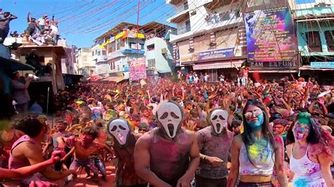 Holi In Pushkar 😱 Biggest Trance Party Youtube