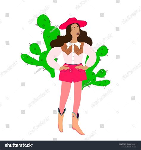 Wildwest Texas Girlcowgirl Sheriff Girl Stock Vector Royalty Free 2159735929 Shutterstock