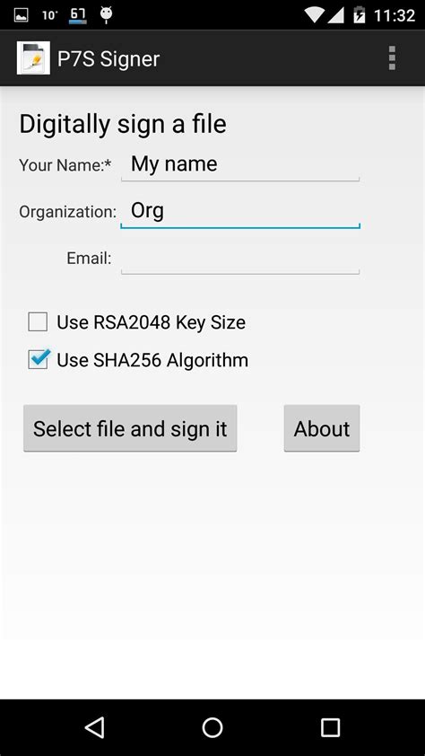 P7s Signer Apk Für Android Herunterladen