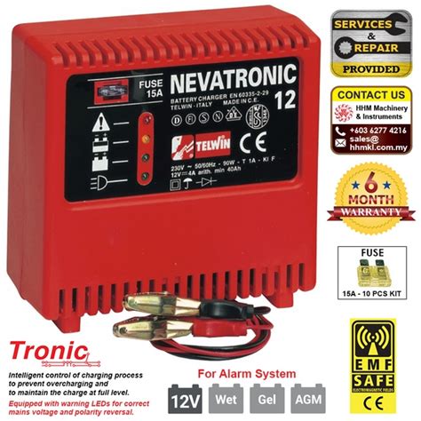 Company:use electronics malaysia sdn bhd. TELWIN Nevatronic 12 Battery Charger | HHM Machinery ...
