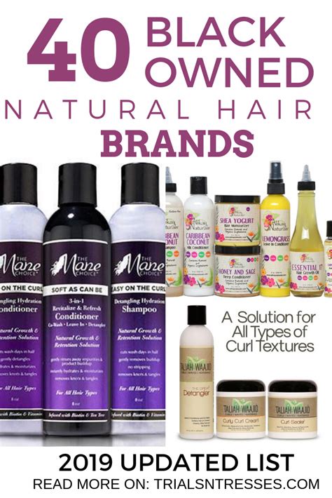 Black Owned Natural Hair Brands 2019 Updated List Trials N Tresses