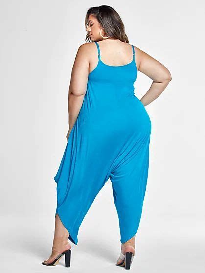 erica lauren stretch jumpsuit fashion to figure big girl fashion figure size plus size