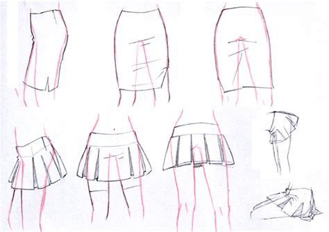 11 Faldas Cortas Como Dibujar Ropa Como Dibujar Animes Consejos De