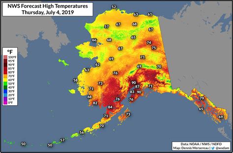 Anchorage Could Break Its All Time High As An Intense Heat Wave Builds Over Alaska Damweather