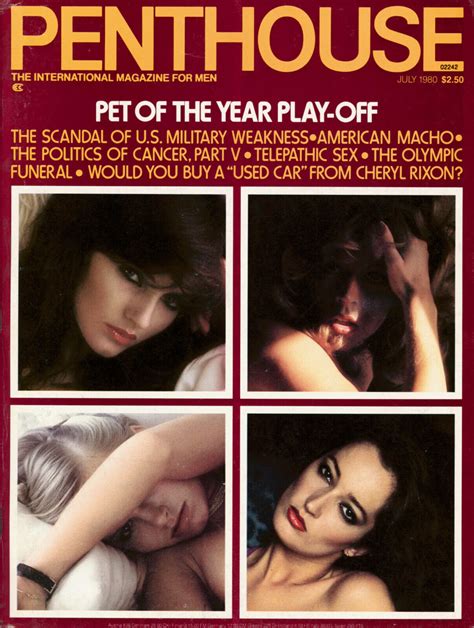 Penthouse July Pet Of The Year Playoff Politics Of Cancer Fnvf Ebay