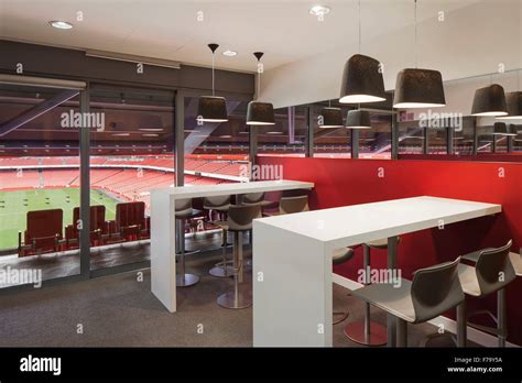 Private Box And View Of Pitch At Emirates Stadium Arsenal Fc 2013