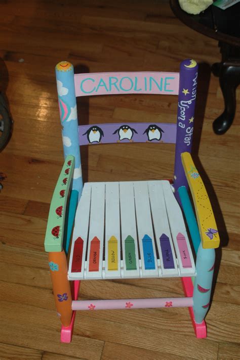 Which chair is best for toddler while watching tv? Original painted toddler chair / by diane maloney ...