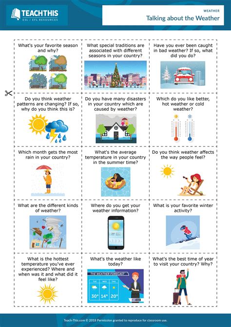 esl weather worksheets intermediate trwfconline