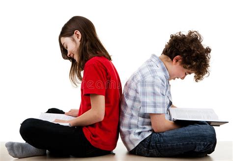 Kids Reading At Home Stock Photo Image Of Education 37352856