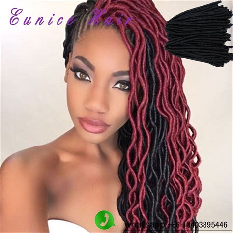 There's a fringe to suit every face shape. Synthetic Soft Dread Faux Locks Crochet Braids (With ...